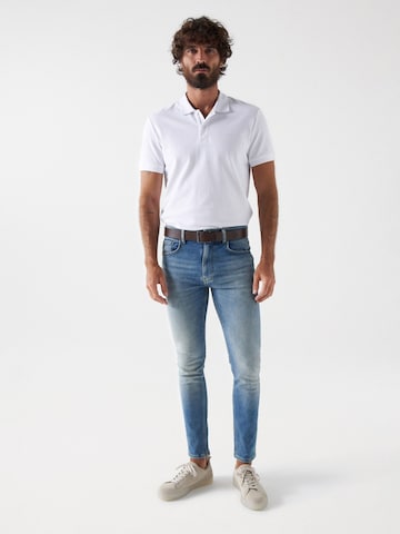 Coupe slim Jean Salsa Jeans en bleu