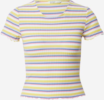 ONLY - Camiseta 'Emma' en amarillo: frente