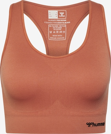 Bustier Soutien-gorge de sport Hummel en orange : devant