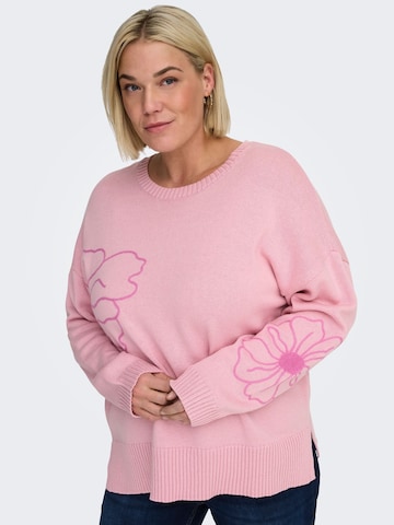 Pull-over 'CARPetra' ONLY Carmakoma en rose
