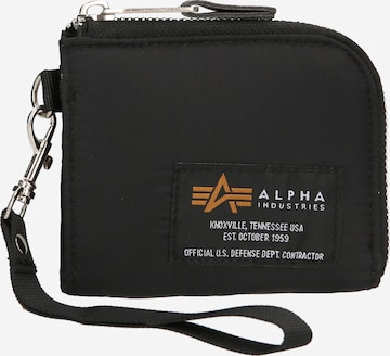 ALPHA INDUSTRIES Case in Black: front