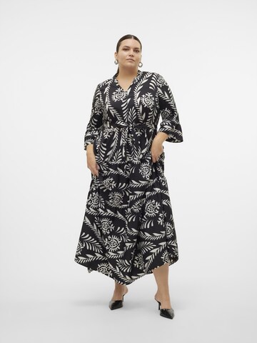 Robe 'ZERA ' Vero Moda Curve en noir : devant