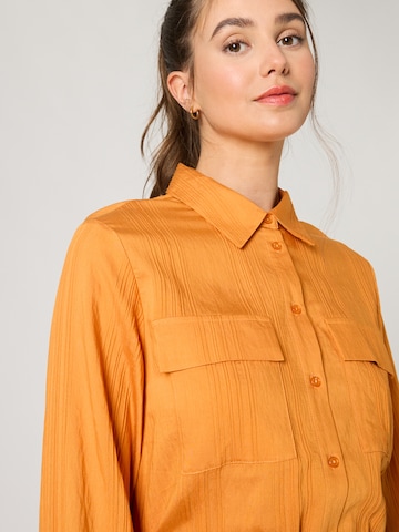 Guido Maria Kretschmer Women Shirt Dress 'Manuela' in Orange