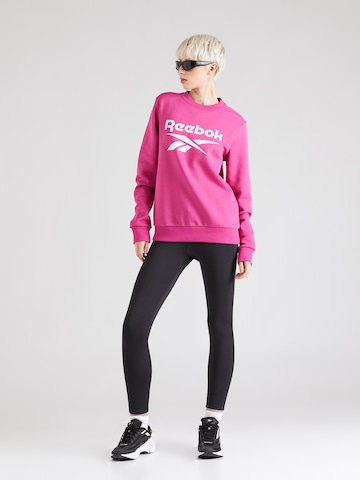 Reebok Αθλητική μπλούζα φούτερ σε ροζ