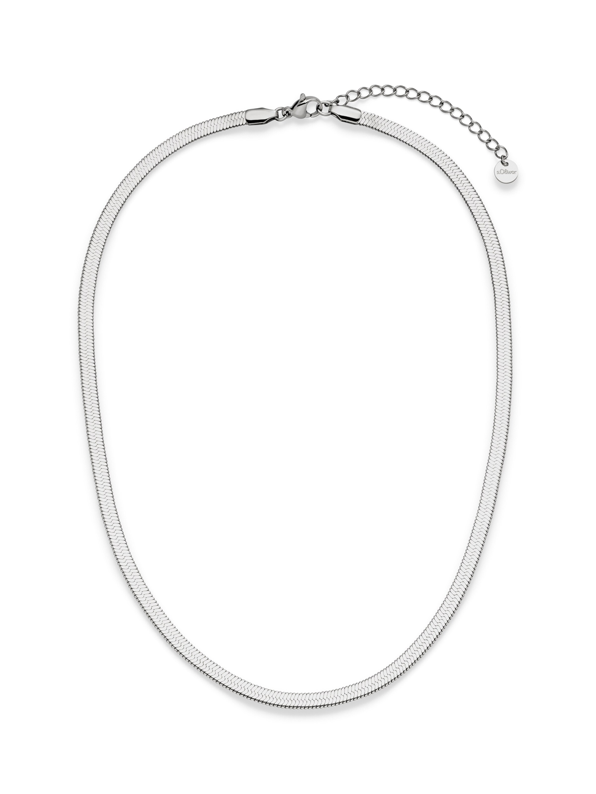 s.Oliver Necklace in Silver: front