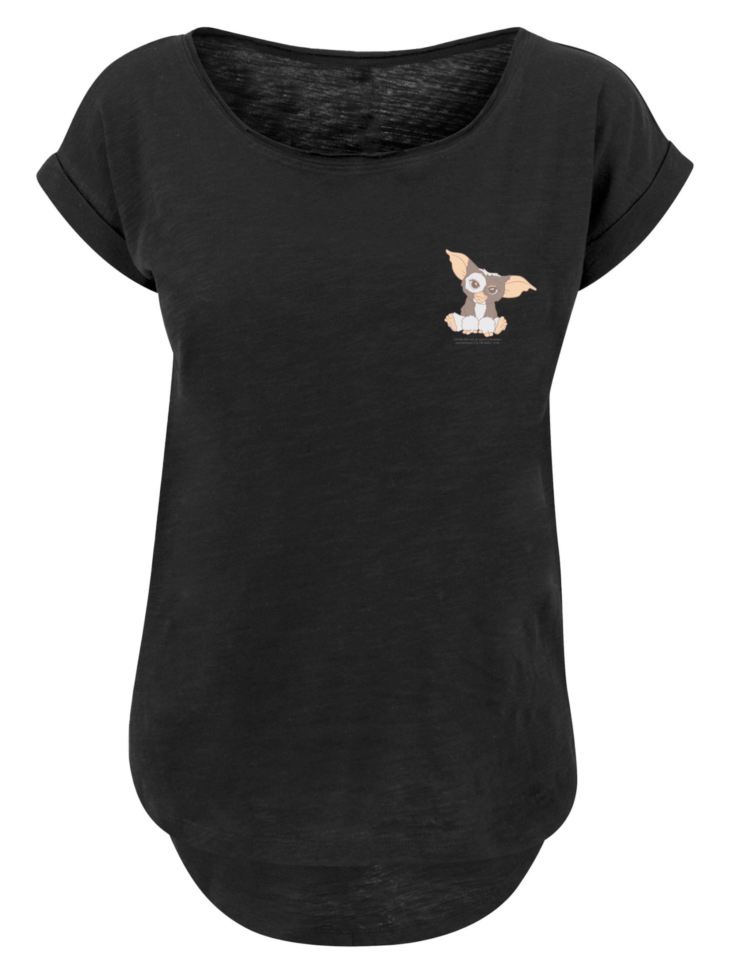 F4NT4STIC Shirt 'Gizmo Chest' in Zwart: voorkant