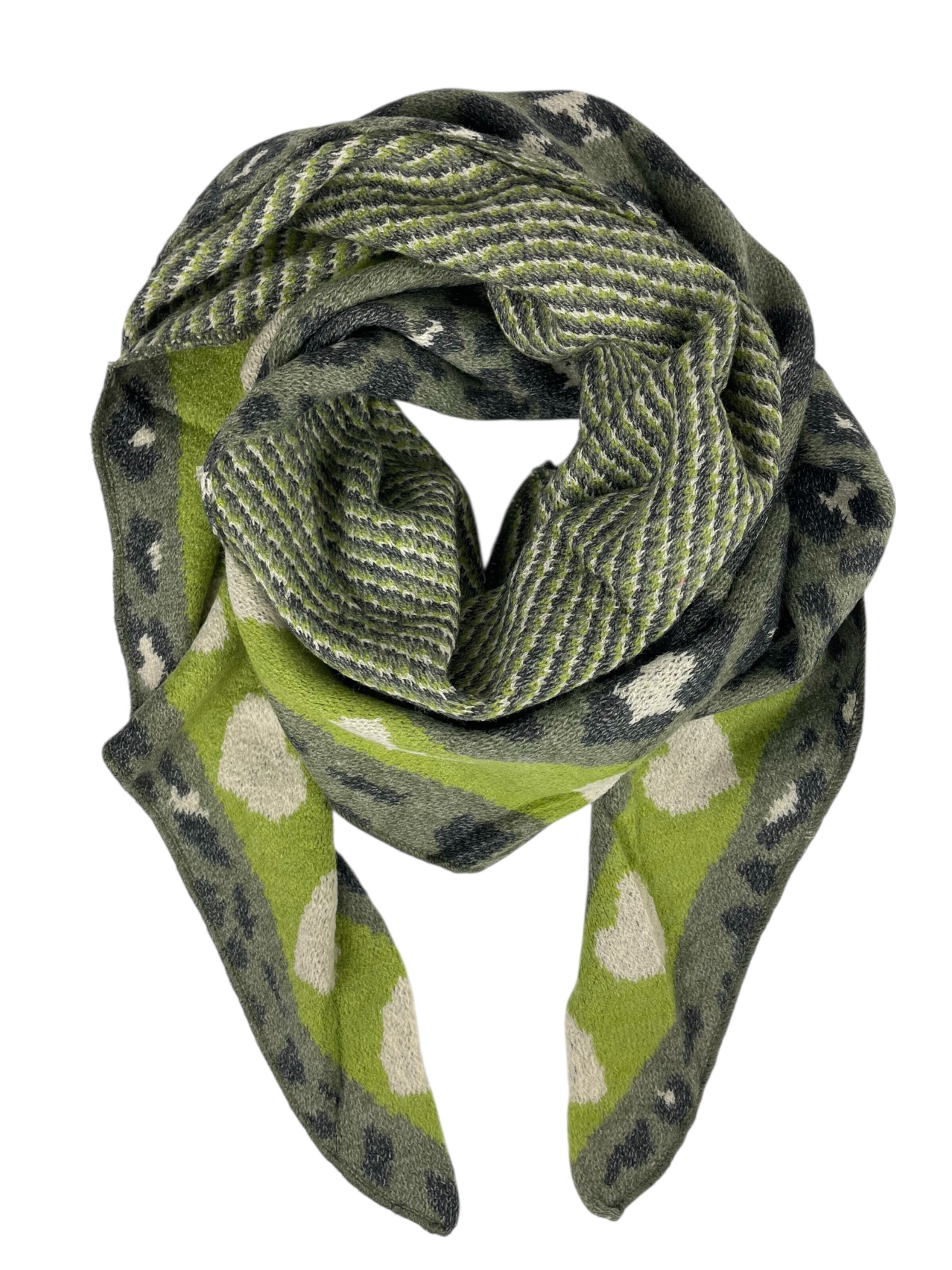 Kumixi Wrap 'Leo Herz' in Green: front