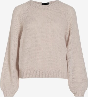 VILA Sweater in Grey: front