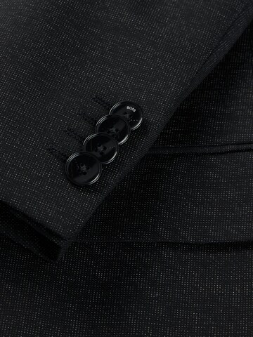 BOSS Slimfit Anzug 'Houston' in Schwarz