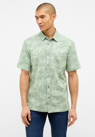 MUSTANG Comfort fit Button Up Shirt in Green