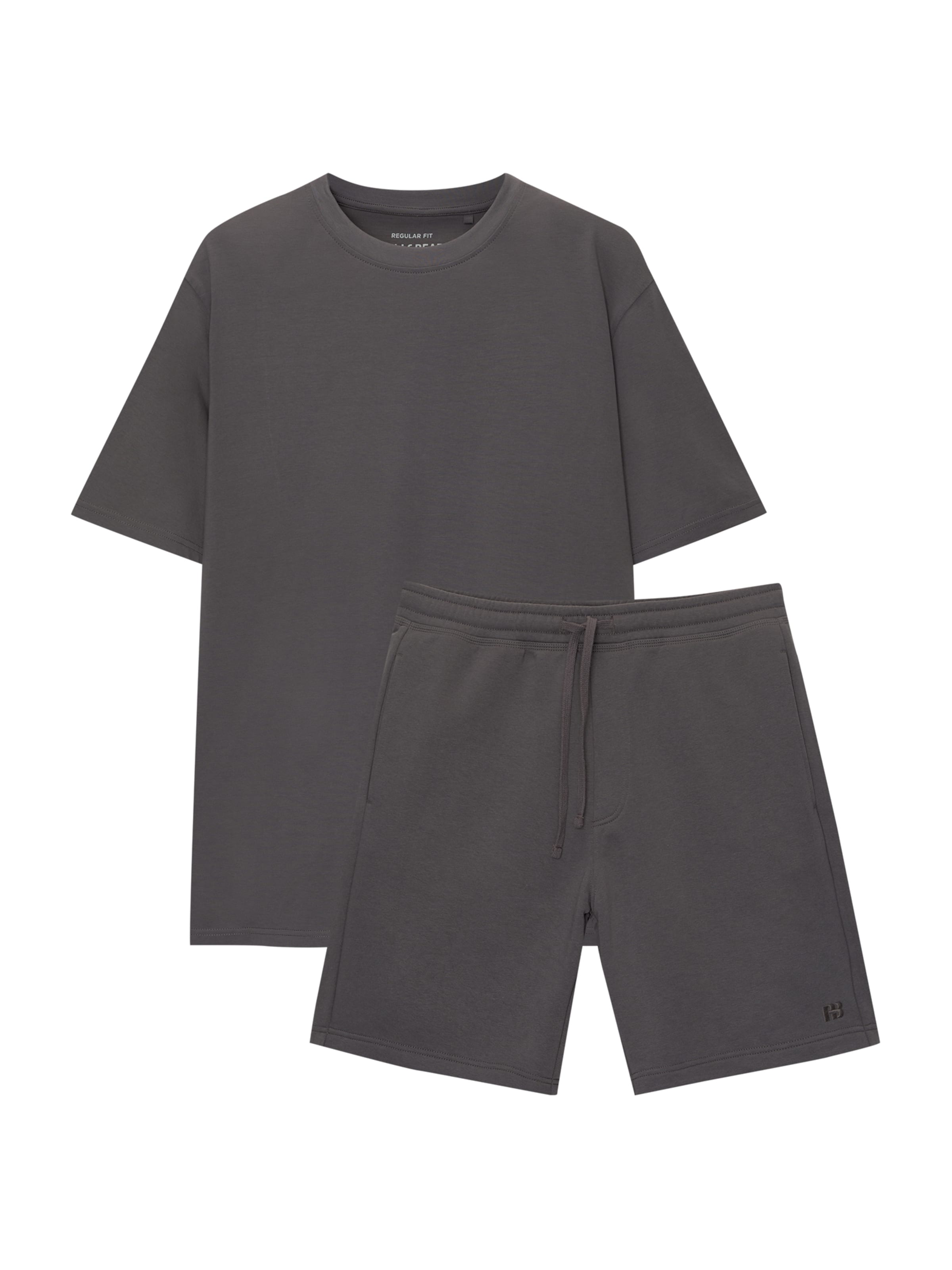 Pull&Bear Sweatshirt in Grijs: voorkant