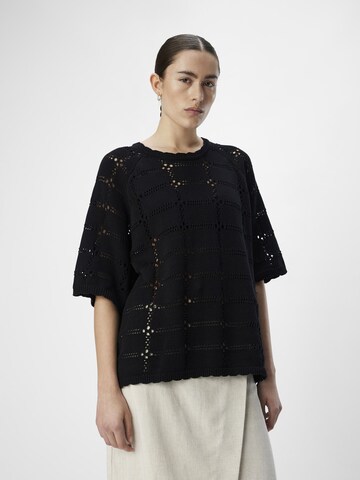 OBJECT Sweater in Black: front