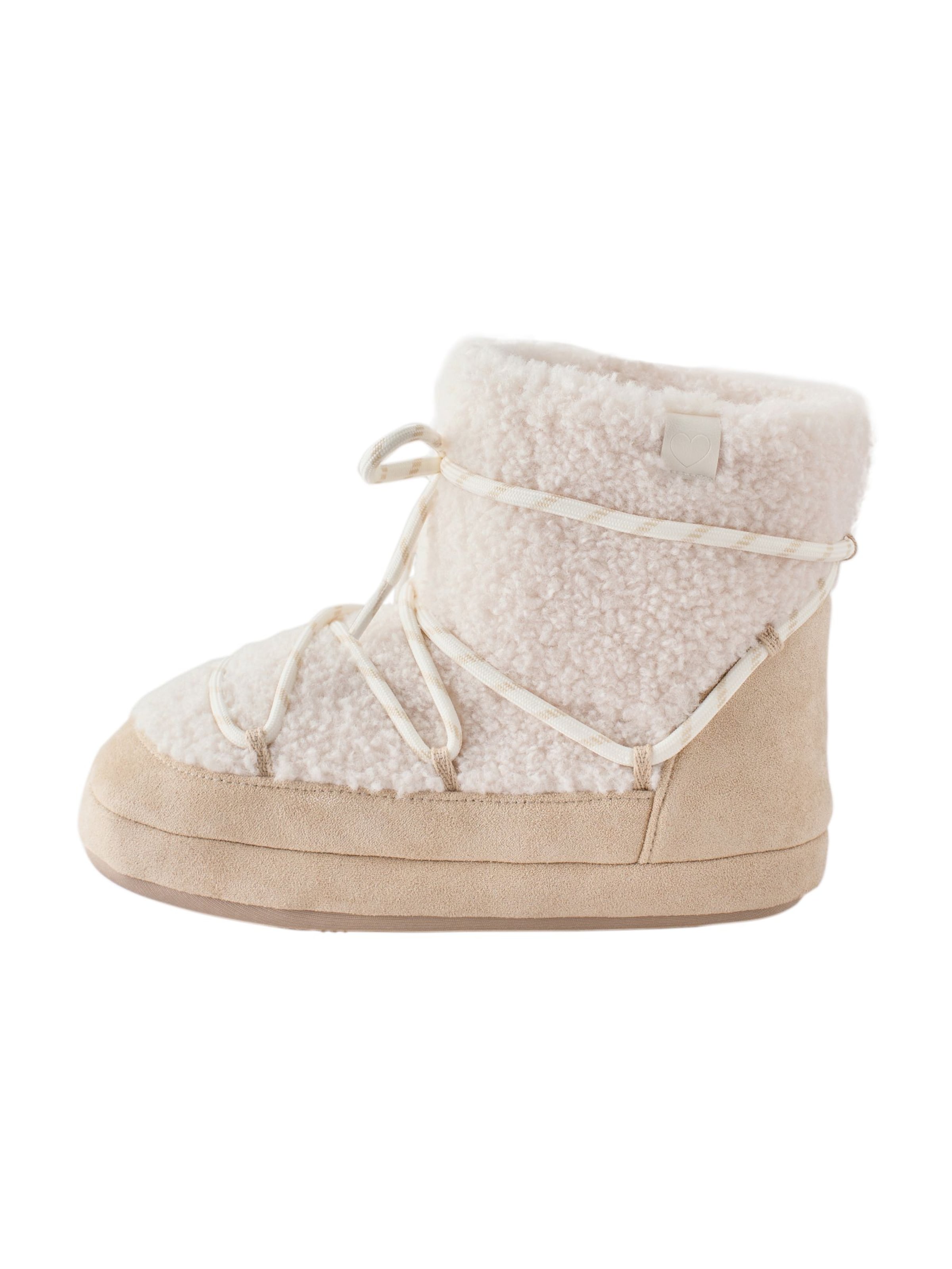 Next Huisschoenen in Beige: voorkant