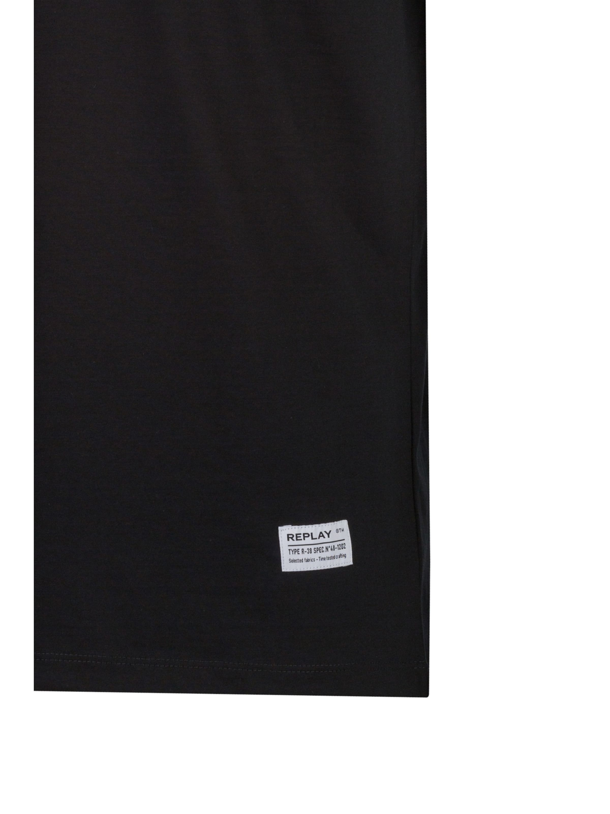 T-Shirt 'Not Ordinary People' REPLAY en noir