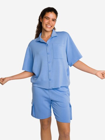 OCEANSAPART Blouse 'Cruz' in Blue