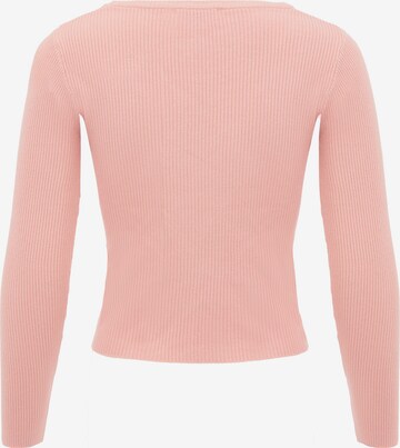 leo basics Pullover in Pink