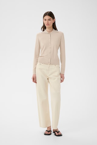 InWear Gebreid vest 'MikoIW' in Beige