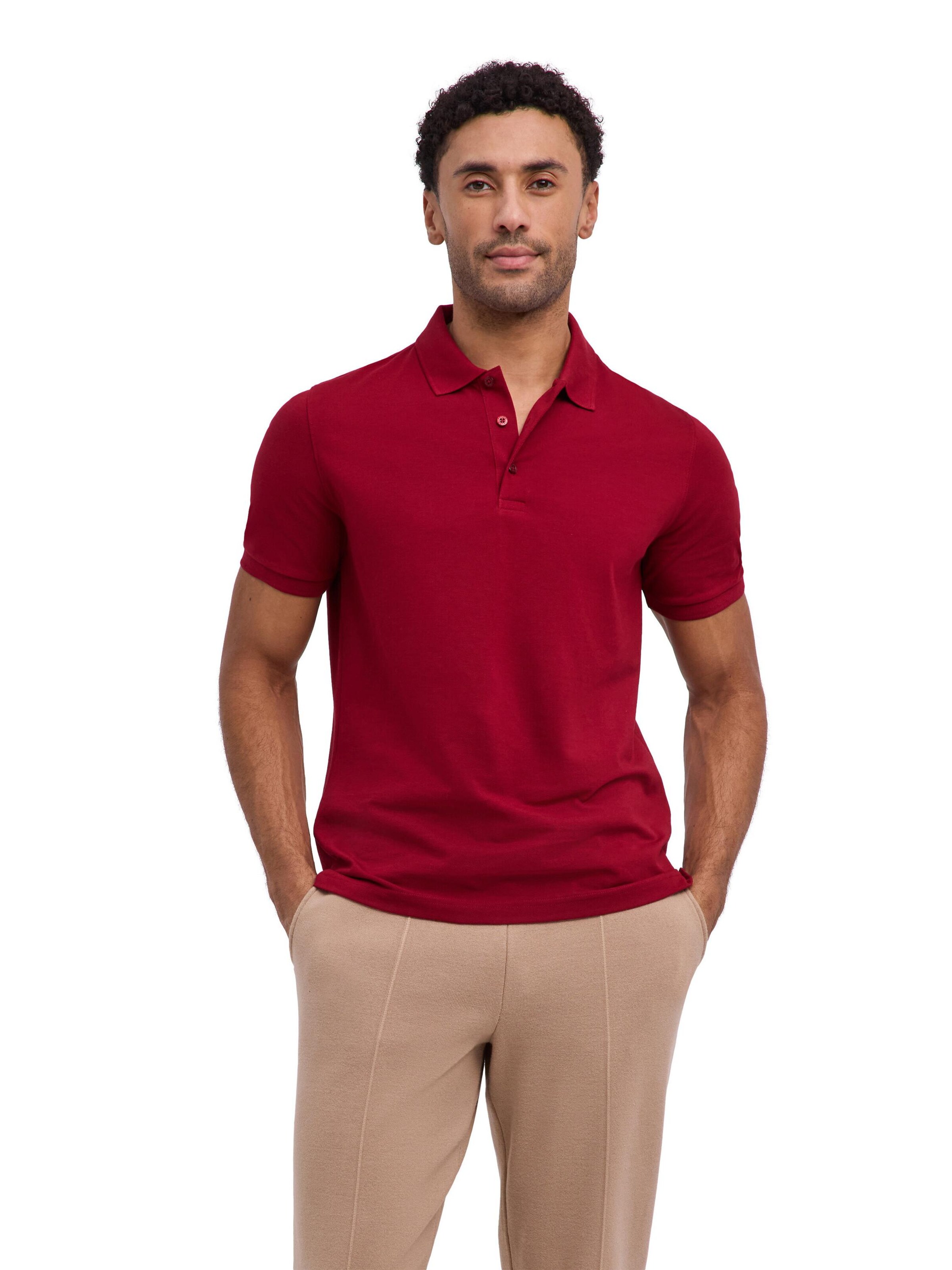 FALKE Shirt 'Essential'‌‌‌‌‌ in Rot: Vorderseite