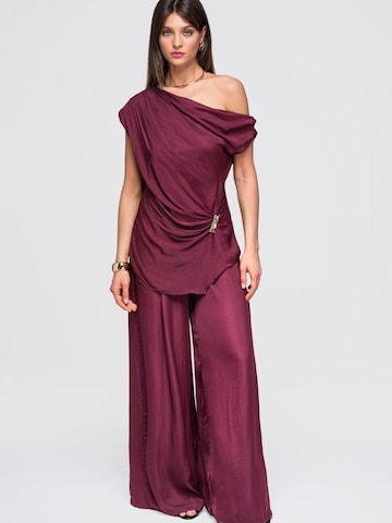 Ombre Blouse in Lila