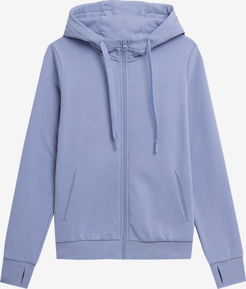 4F Sportsweatjacke in Blau: predná strana