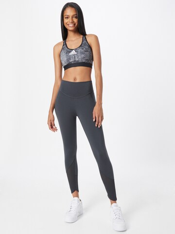 ADIDAS SPORTSWEAR Skinny Workout Pants in Grey