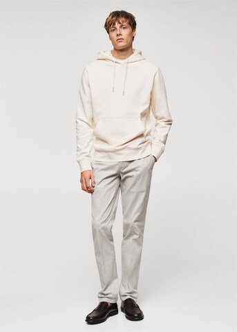 MANGO MAN Sweatshirt 'bone' in Beige