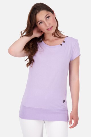 Alife and Kickin T-Shirt in Lila: Vorderseite