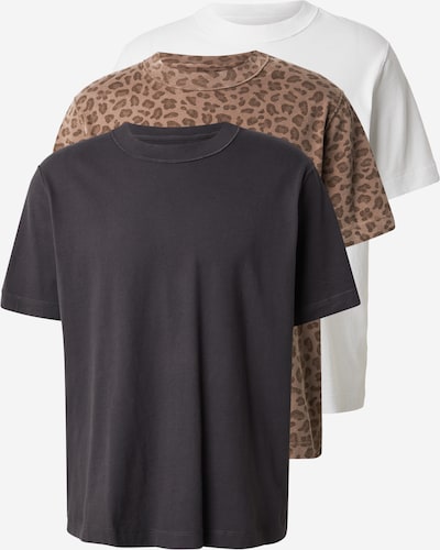 Abercrombie & Fitch Paita 'VINTAGE INSPIRED' koossa L värissä ruskea / antrasiitti / valkoinen, Tuotenäkymä