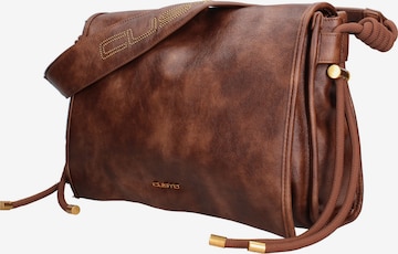 Borsa a spalla di Custo Barcelona in marrone: frontale