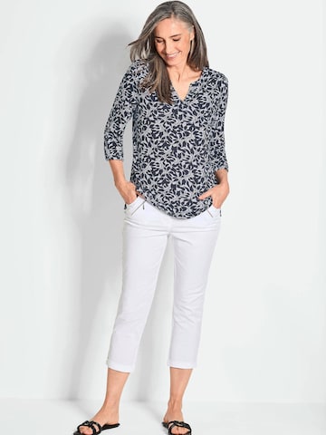 Goldner Bluse in Schwarz