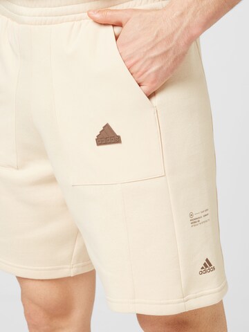 ADIDAS SPORTSWEAR Regular Sportbroek 'City Escape' in Beige