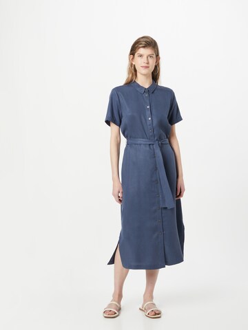 Robe-chemise 'TILDA ISABELLA' OBJECT en bleu : devant