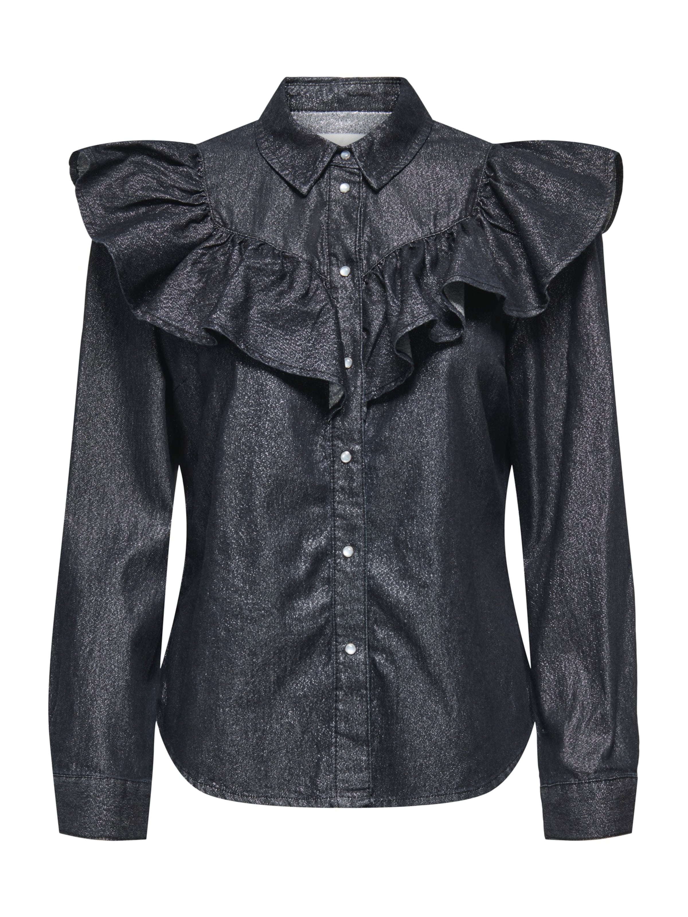 ONLY Блуза 'ONLINDIGO' в черно: отпред