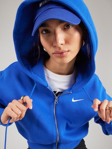 Nike Sportswear Sweatjacka 'PHNX FLC' i blå