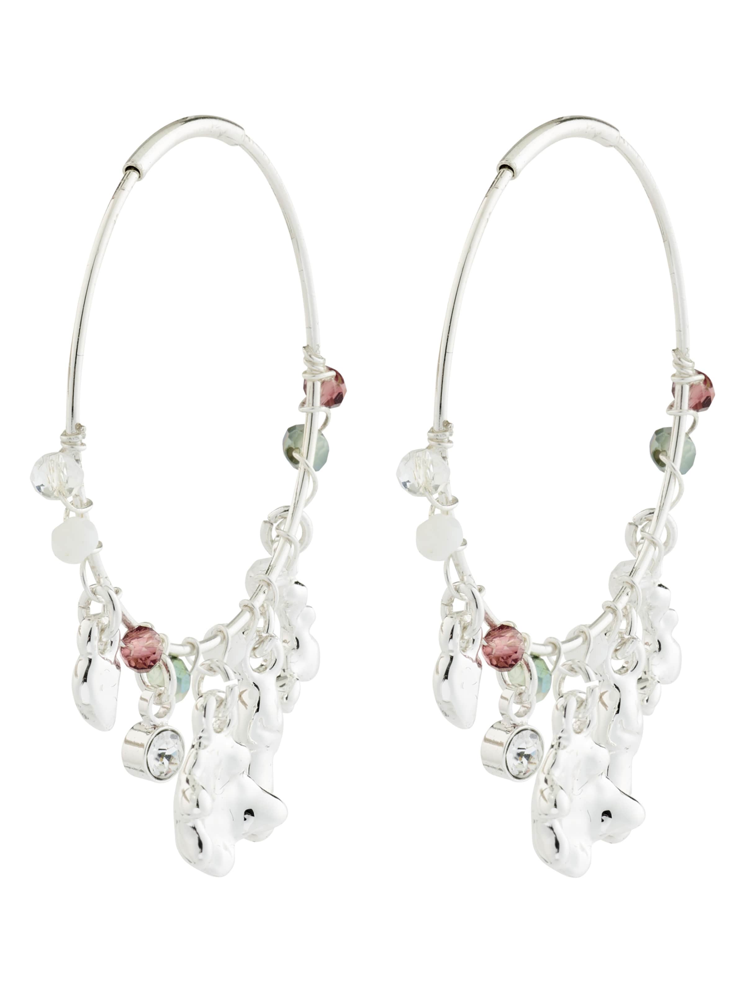 Pilgrim Серьги ' Tovin ' в Серебристый: спереди