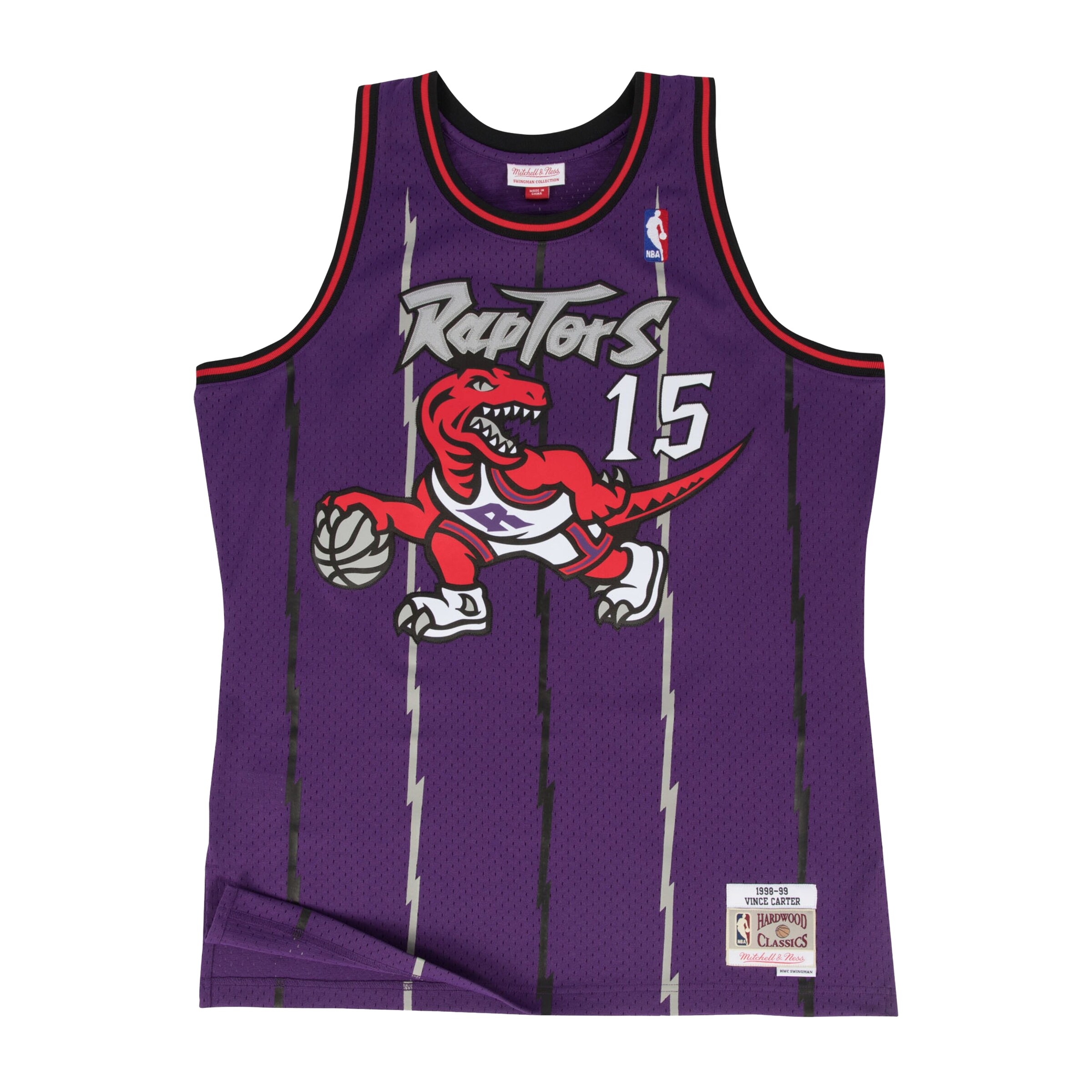 Mitchell & Ness Trikot 'NBA Swingman' in Lila: Vorderseite