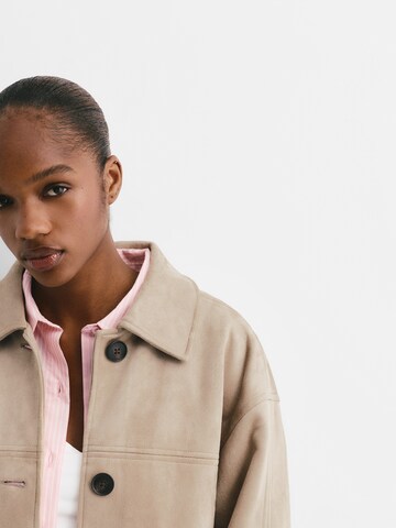 Pull&Bear Prechodná bunda - Béžová