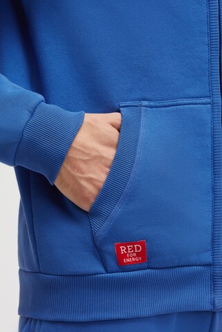 CAMP DAVID Zip-Up Hoodie in Blue