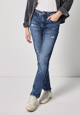 Street One Studio Slimfit Jeans in Blau: Vorderseite