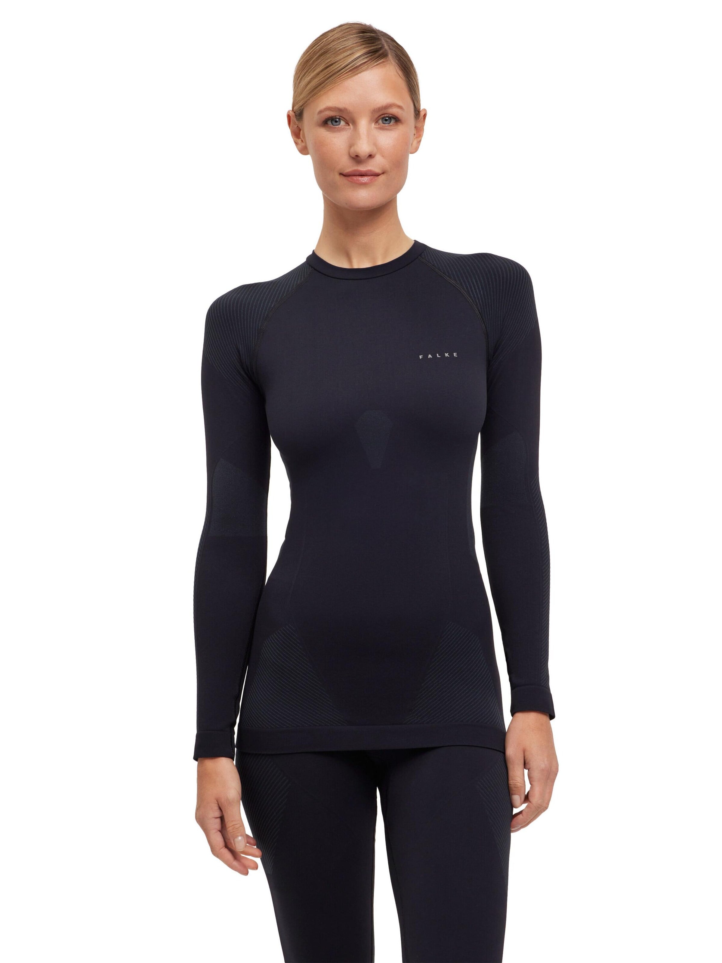 FALKE Base Layer in Black: front