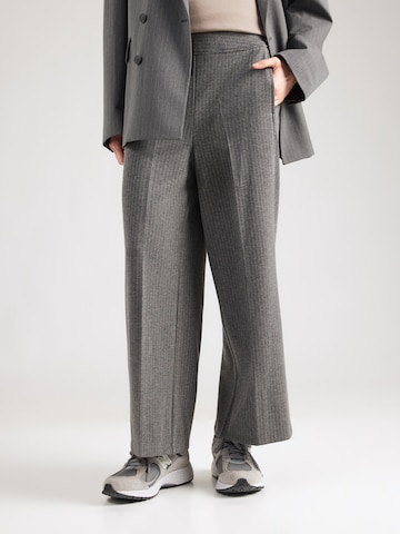 MORE & MORE - Pierna ancha Pantalón en gris: frente