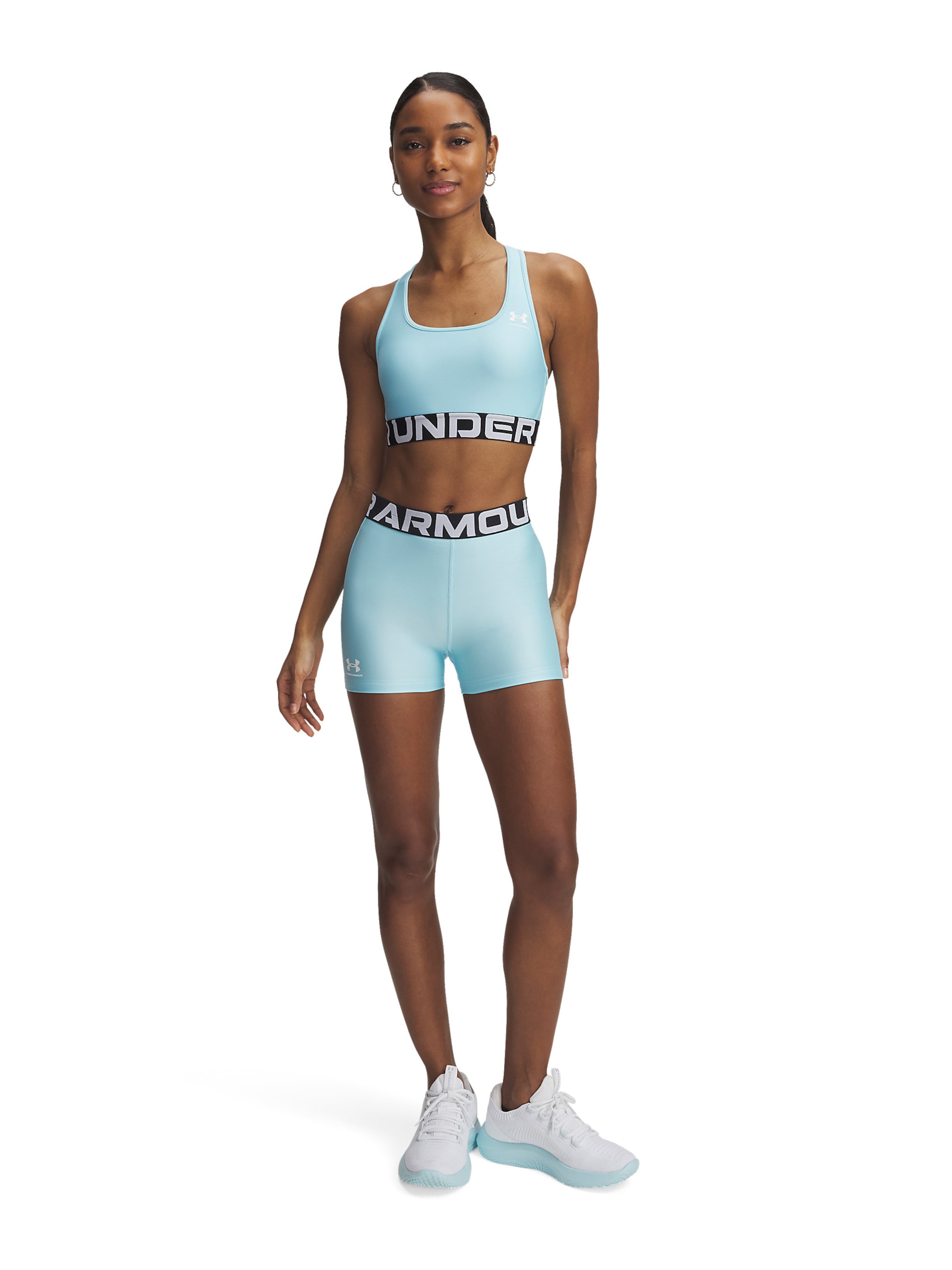 UNDER ARMOUR Skinny Sports trousers in Blue: front