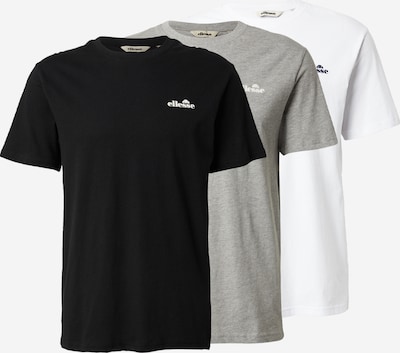 ELLESSE Majica 'Zivola' veličine XS u siva melange / crna / bijela, Pregled proizvoda