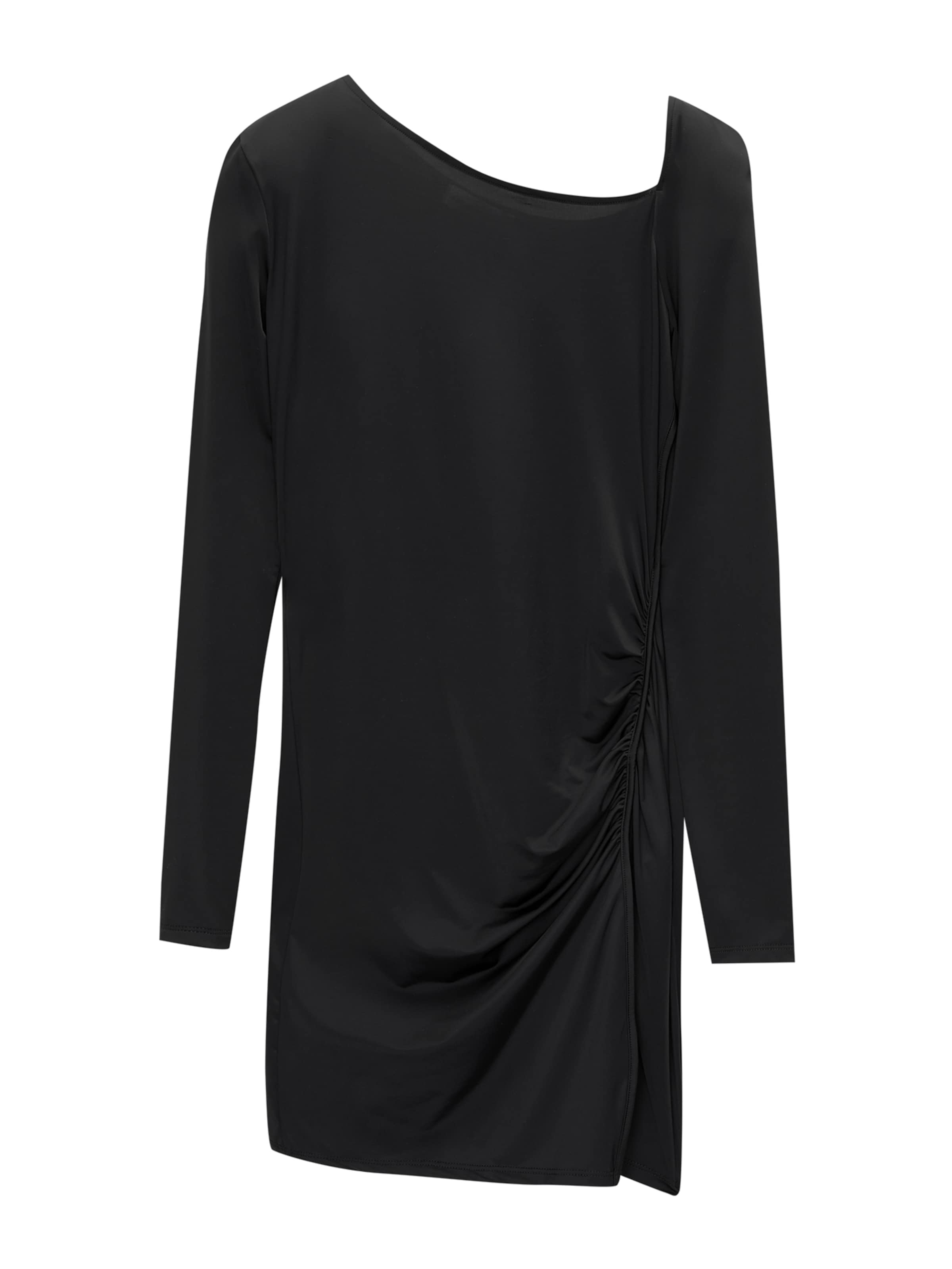 Pull&Bear Kleid in Schwarz: Vorderseite