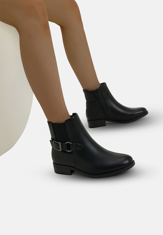 Elara Chelsea Boots i sort: forside