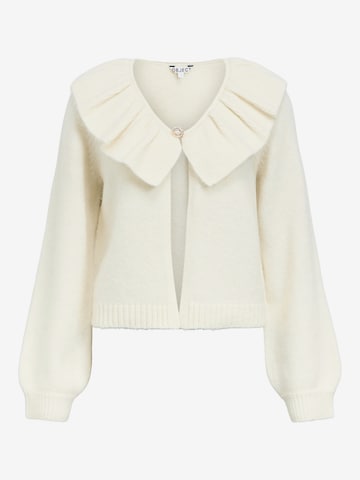 Cardigan 'OBJDenisi' OBJECT en beige : devant