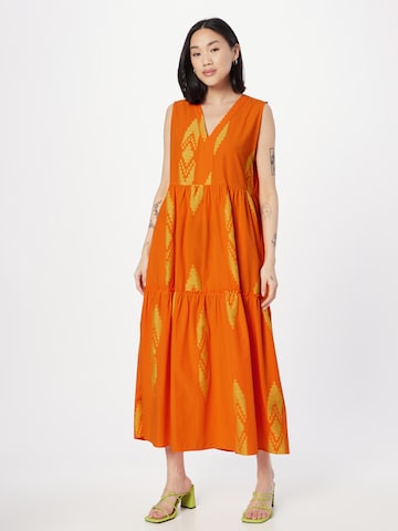Flowers for Friends Φόρεμα σε πορτοκαλί: μπροστά