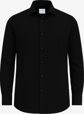Vercate Regular fit Zakelijk overhemd 'No. 27' in Zwart: voorkant