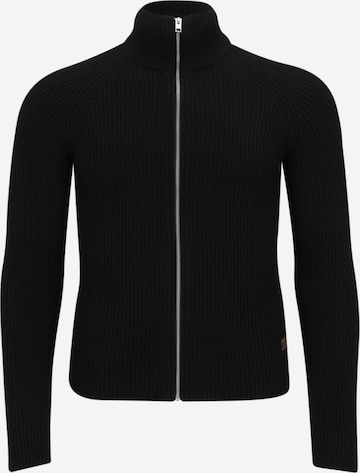 juoda Jack & Jones Plus Kardiganas: priekis
