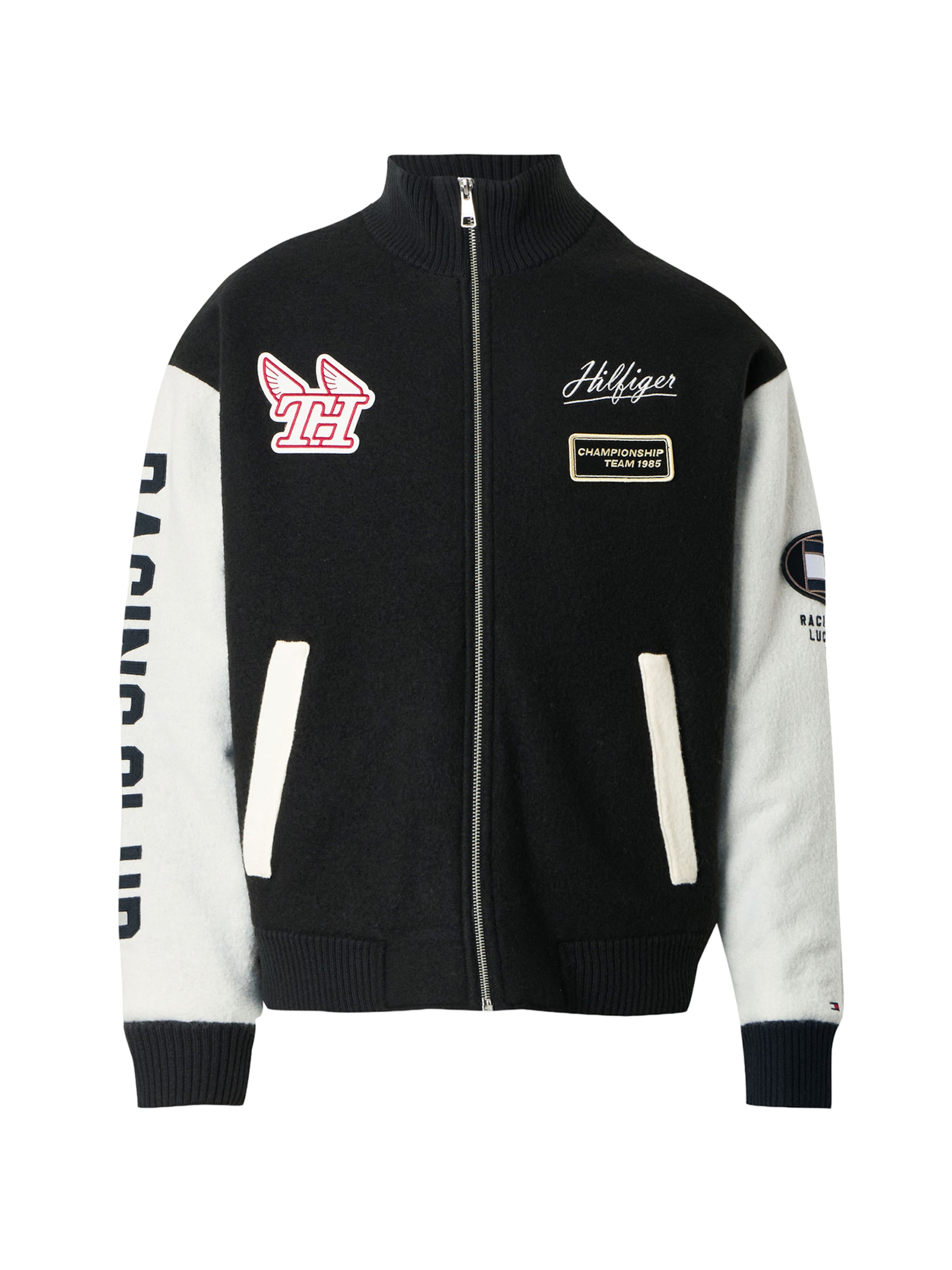 TOMMY HILFIGER Kardigán - Čierna: predná strana